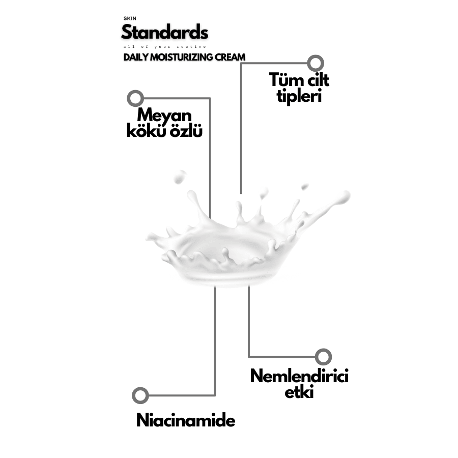 Nemlendirici Yüz Kremi Cilt Tonu Eşitleyici Aydınlatıcı Su Bazlı Tüm Cilt Tipleri 50 ml