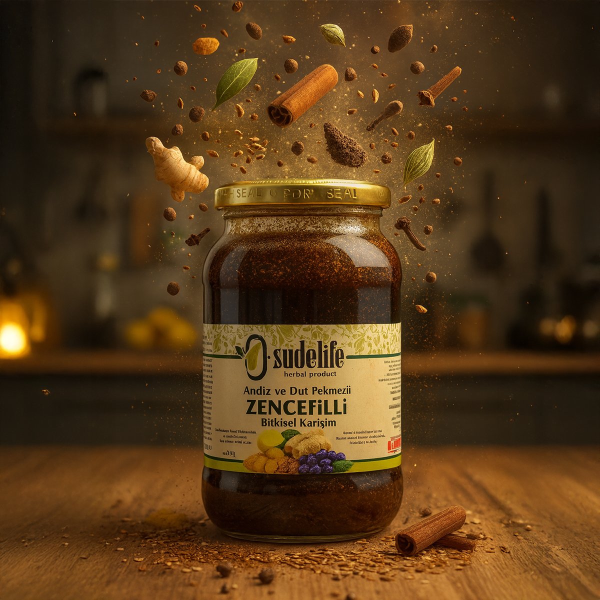 Andız ve Dut Pekmezli Zencefilli Bitkisel Karışım 420 gr