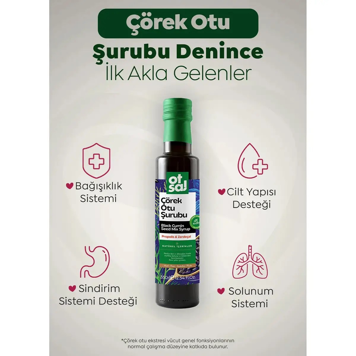 Çörek Otu Şurubu Besleyici Karışım 350gr