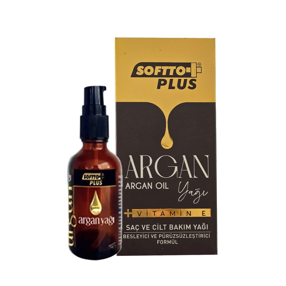 Argan Yağı 50ml Softto Plus