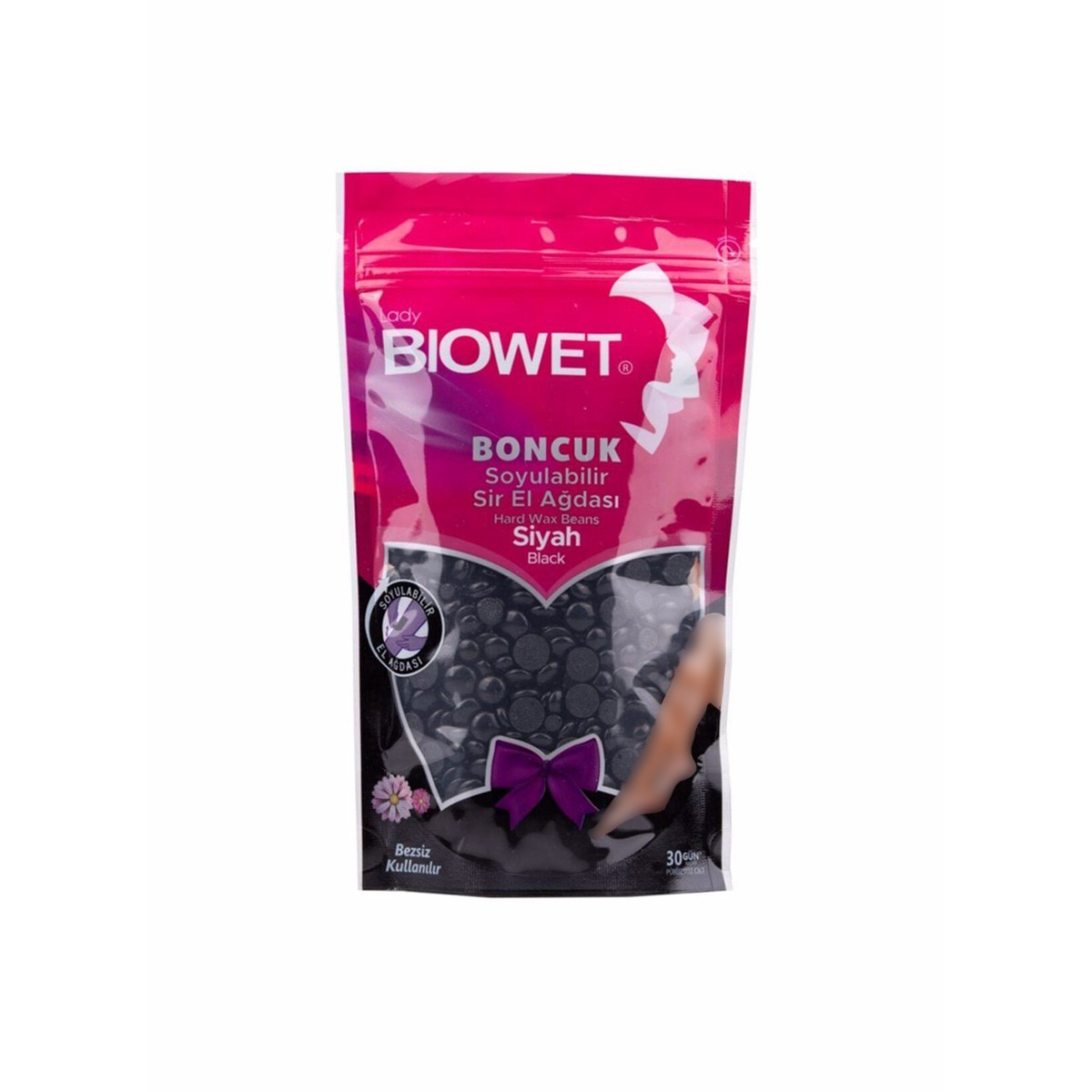 Biowet Boncuk Ağda Soyulabilir Sir El Ağdası 220gr Siyah