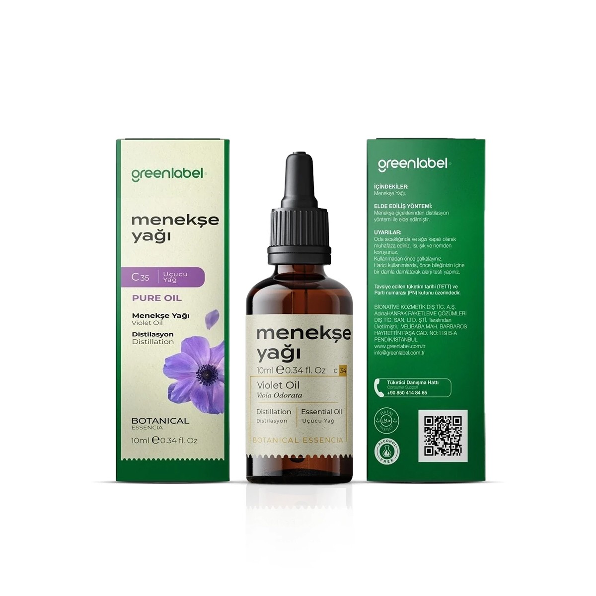 Menekşe Yağı 10ml Greenlabel