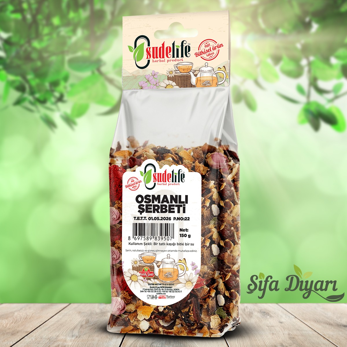 Osmanlı Şerbeti Seti 150 gr