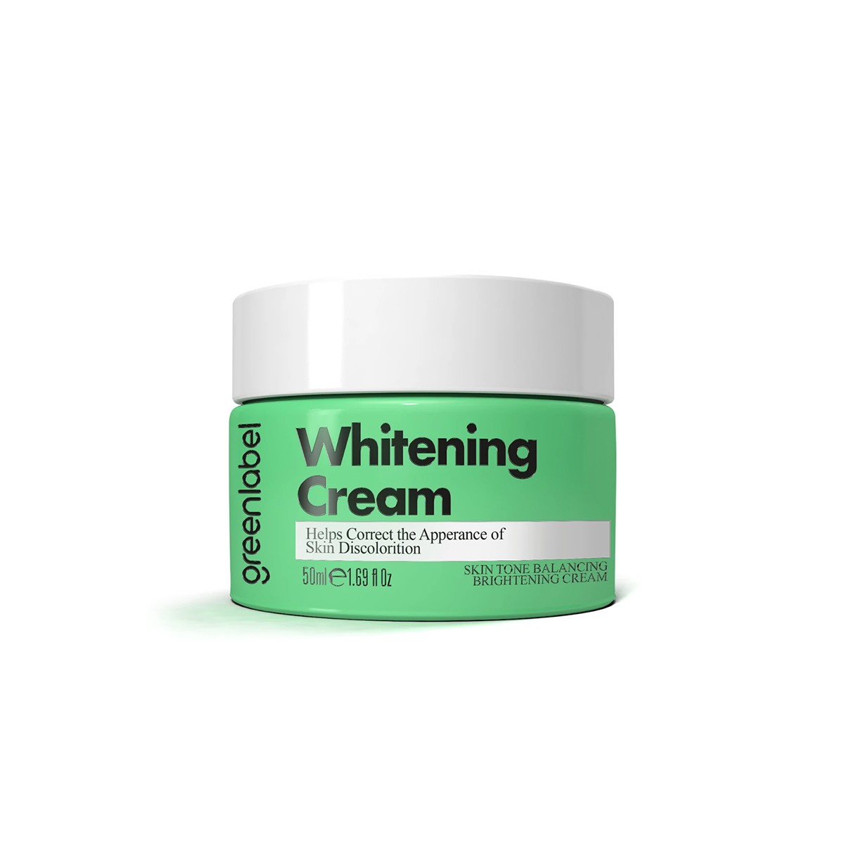 AHA İçeren Cilt Beyazlatıcı - Renk Tonu Eşitleyici Cilt Kremi 50ml Greenlabel