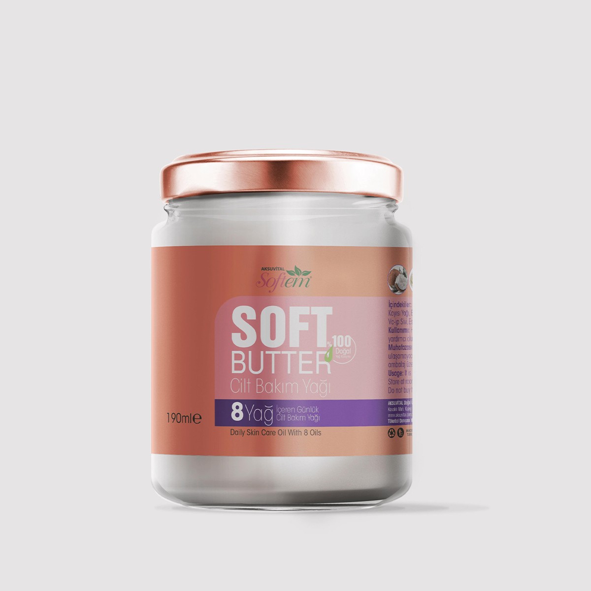 Soft Butter Cilt Bakım Yağı 190 ml