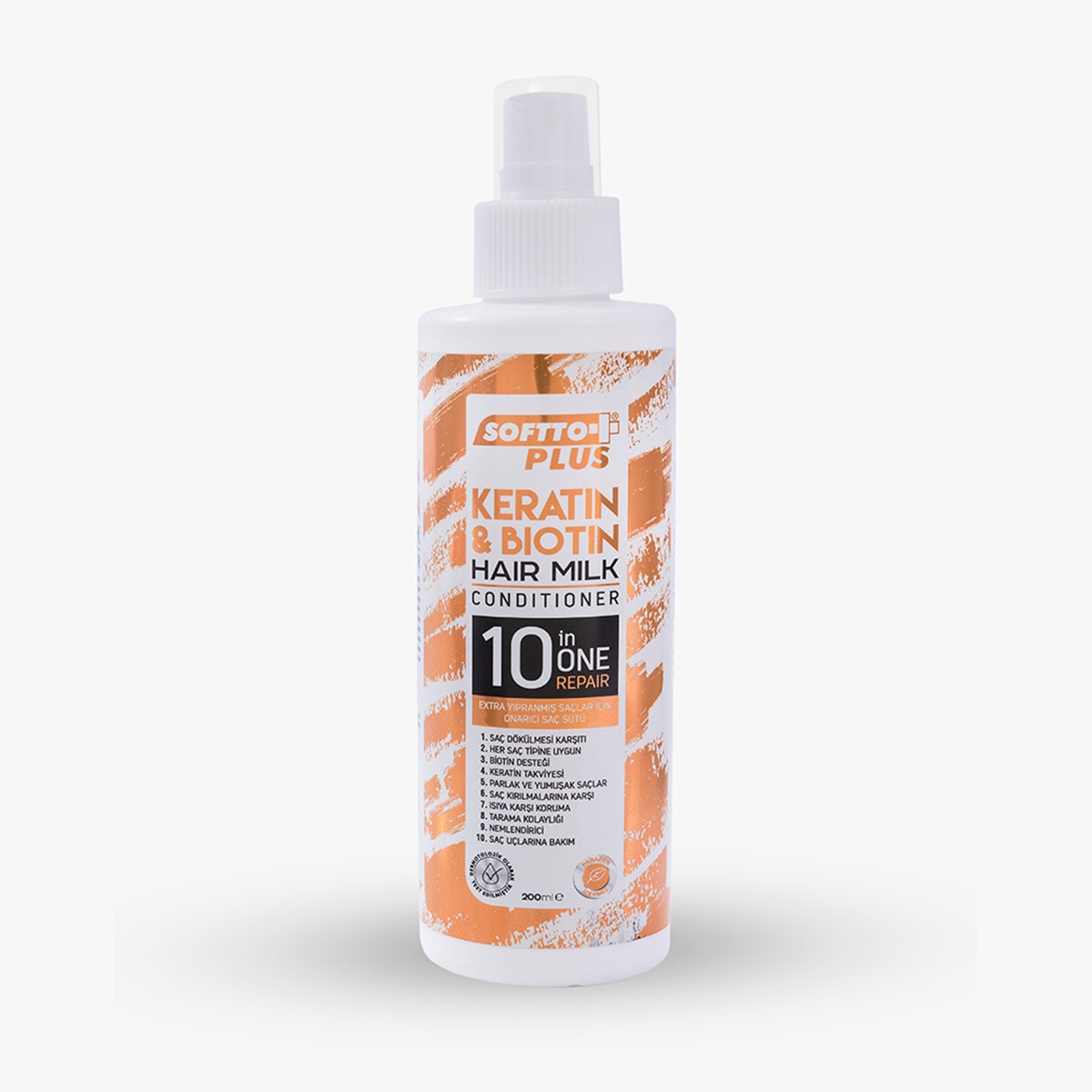 Keratin & Biotin Saç Sütü 250ml Softto Plus