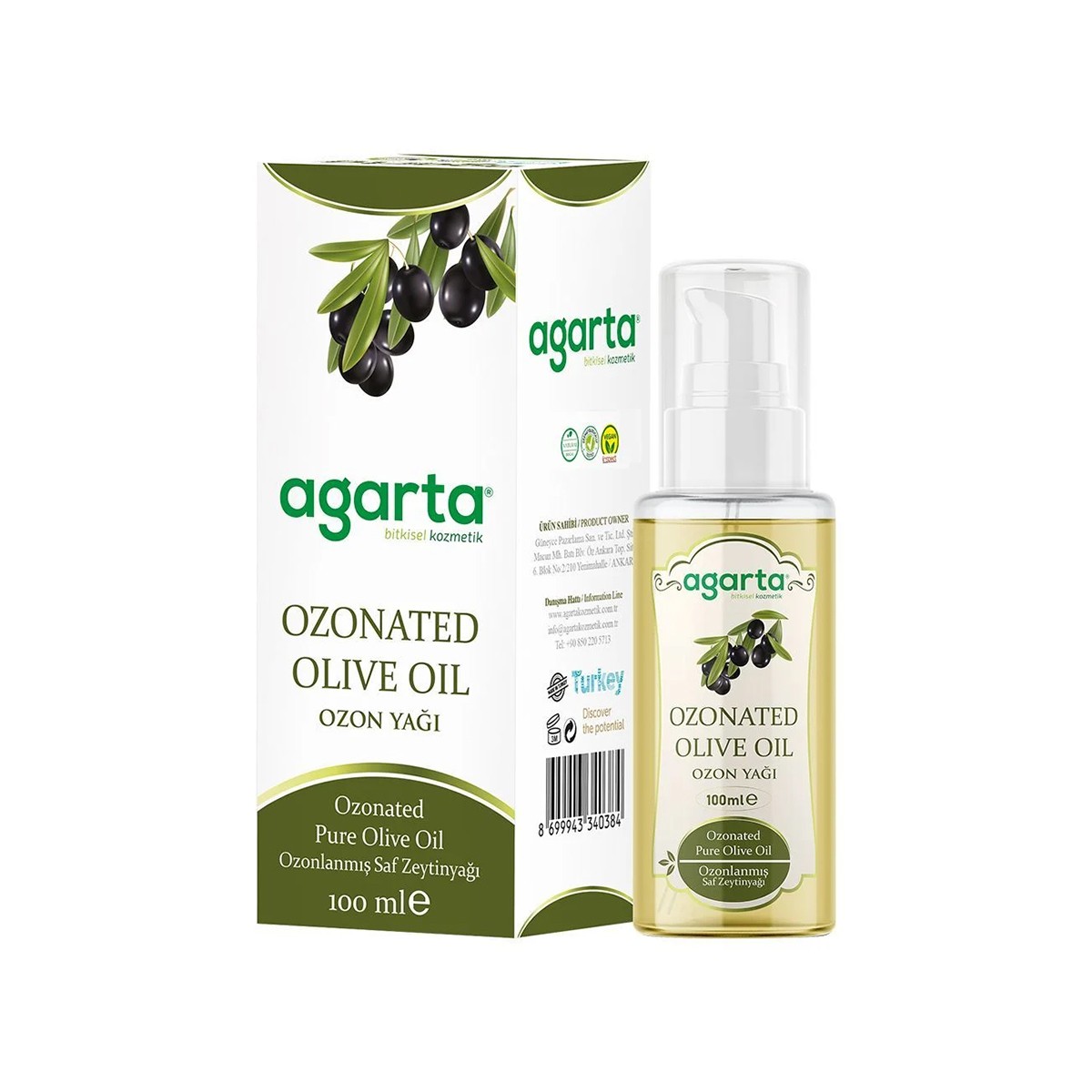 Agarta Doğal Ozon Yağı 100 ml