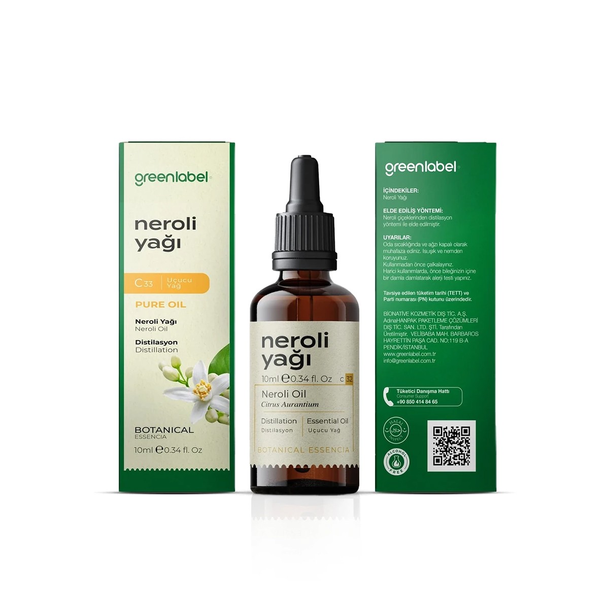 Neroli Yağı 10ml Greenlabel