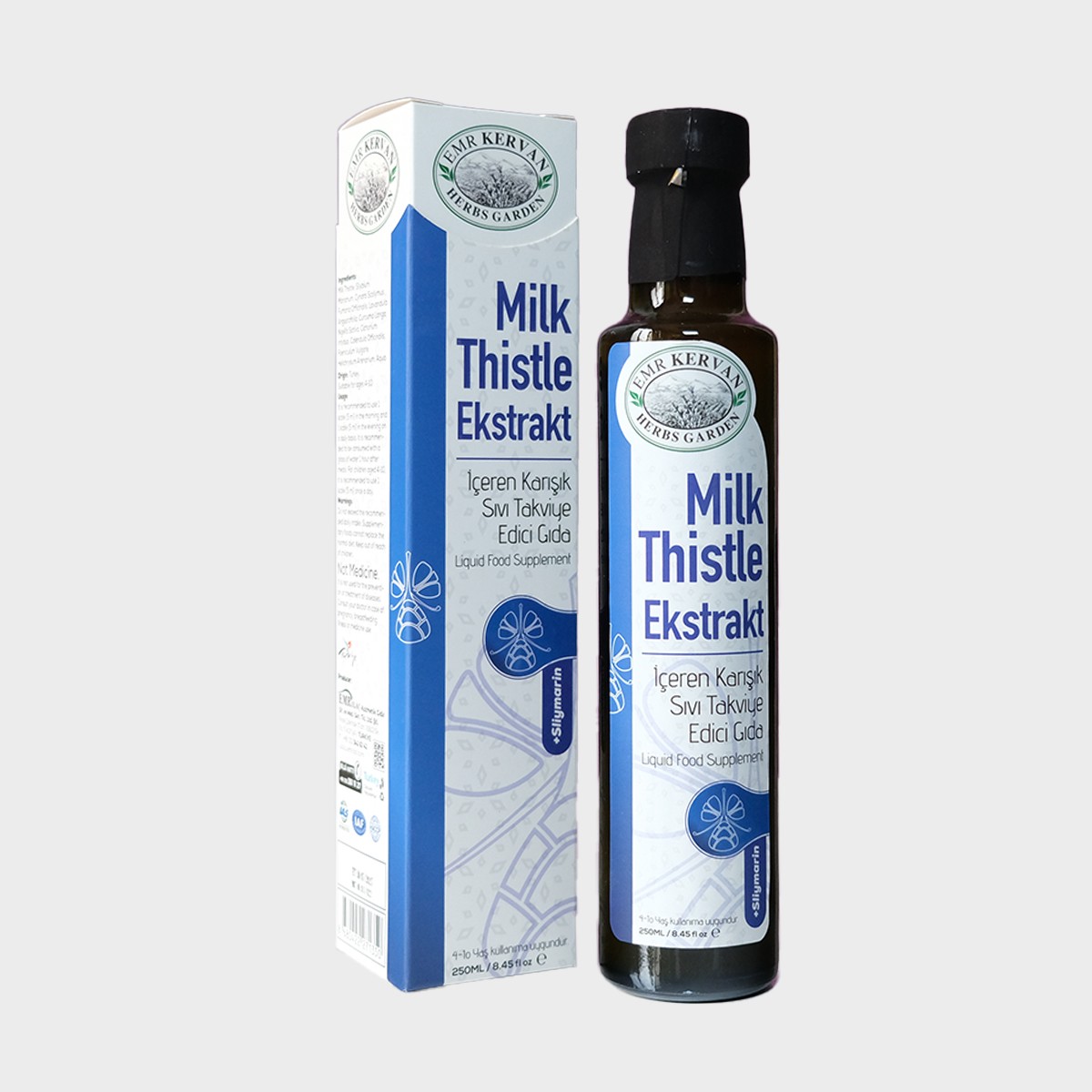 Milk Thistle Ekstraktı İçeren Karışık Sıvı Takviye Edici Gıda 250ml