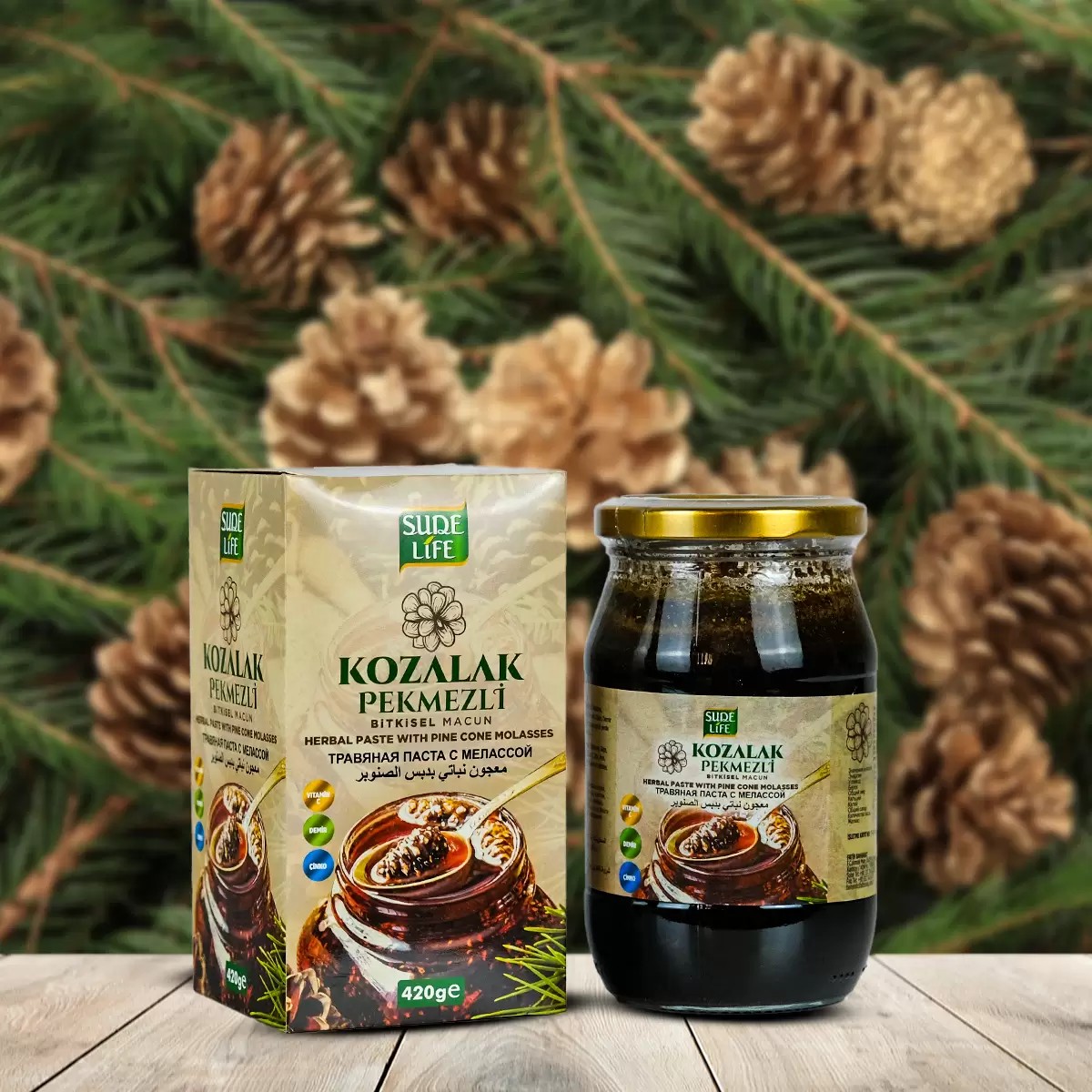 Kozalak Pekmezli Bitkisel Macun 420 gr