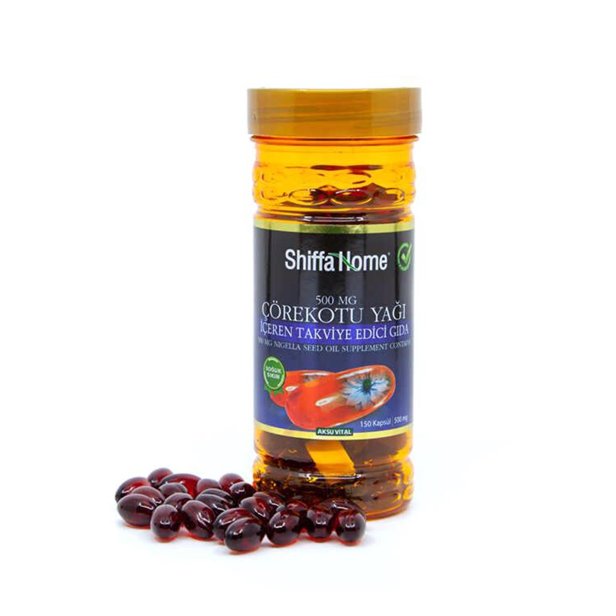 Çörekotu Yağı Softjel 500 mg Shiffa Home