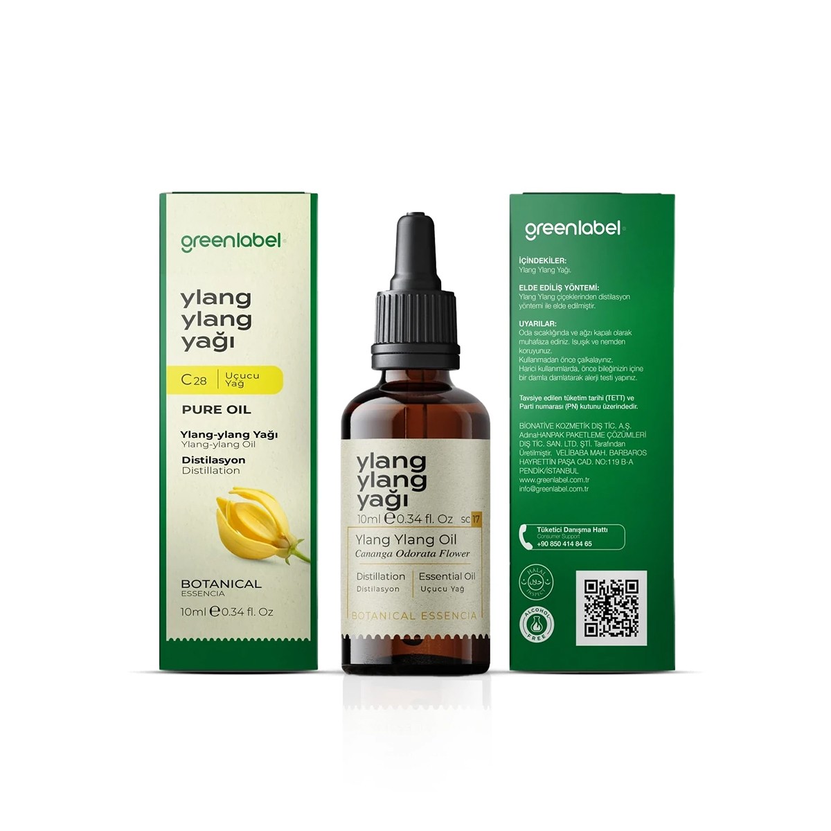 Ylang Ylang Yağı 10ml Greenlabel