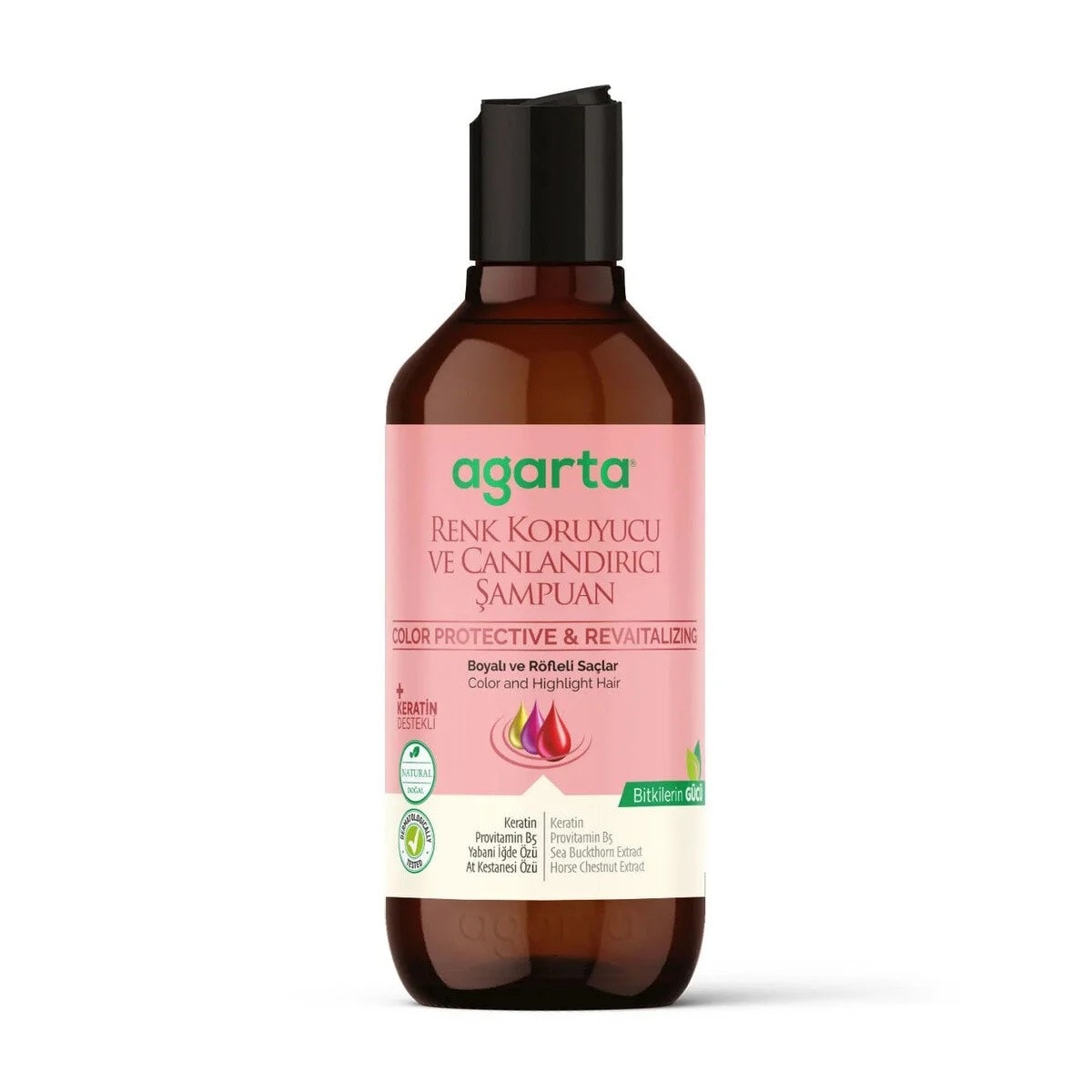 Agarta Doğal Saçlar Renk Koruyucu ve Canlandırıcı Şampuan 400 ml