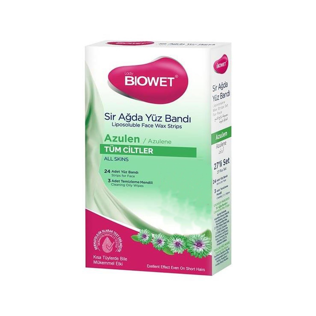 Biowet Sir Ağda Yüz Bandı 27'li Azulen