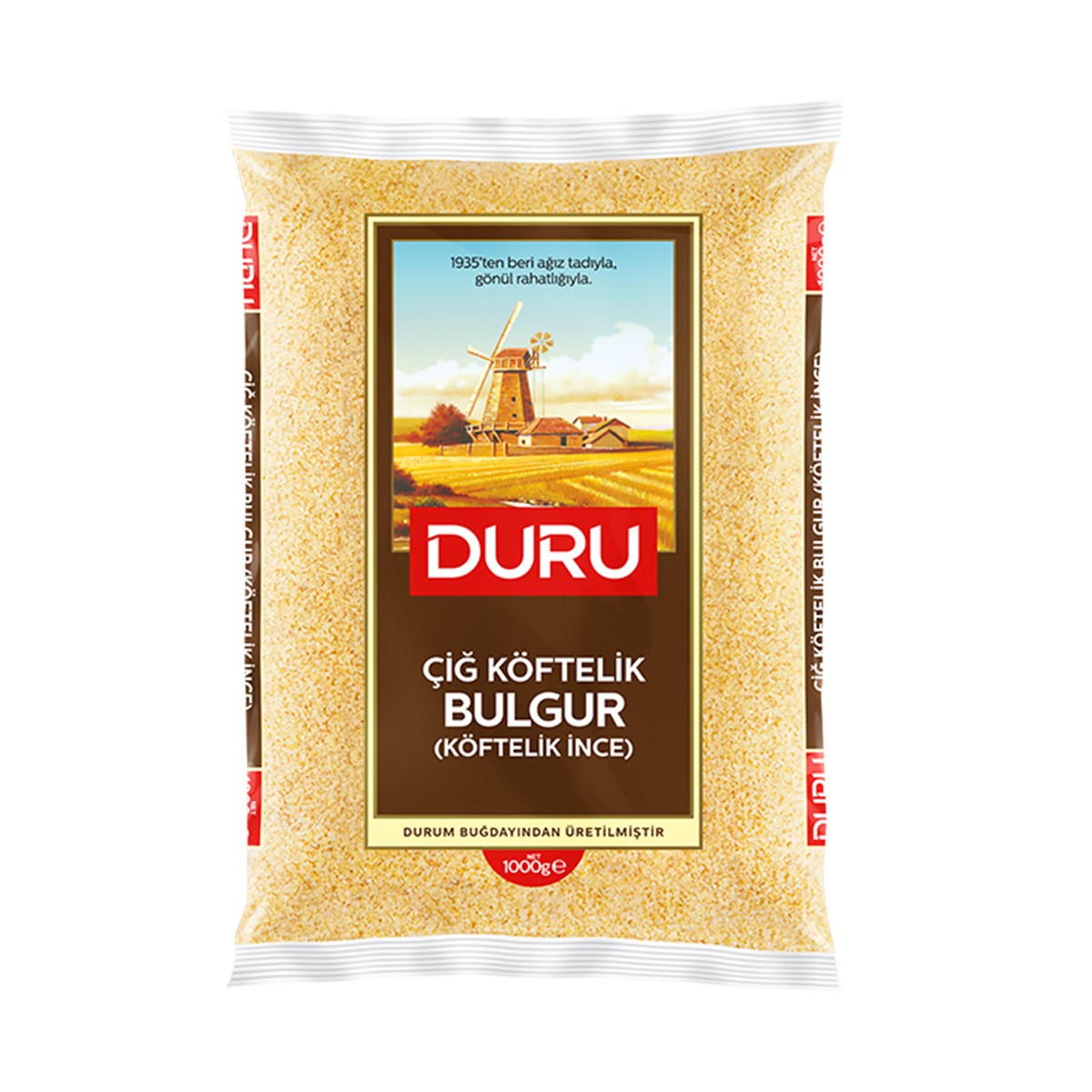 Duru Çiğ Köftelik Bulgur 1kg
