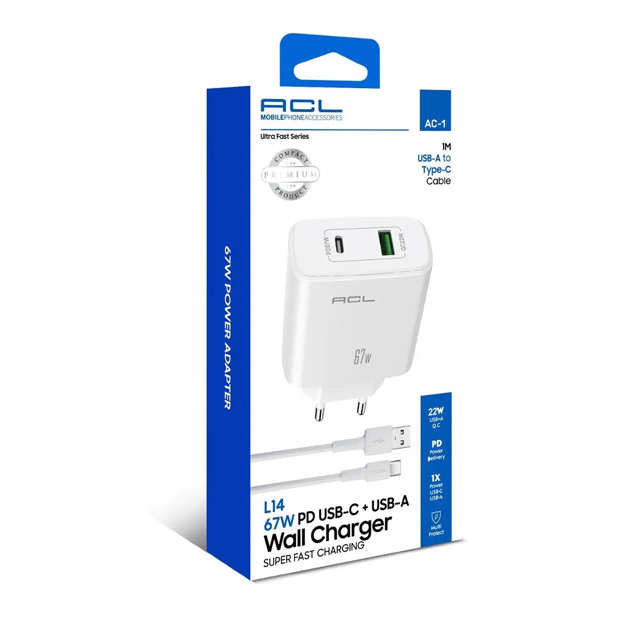 Usb Type-C Ultra Hızlı Şarj Aleti 67W