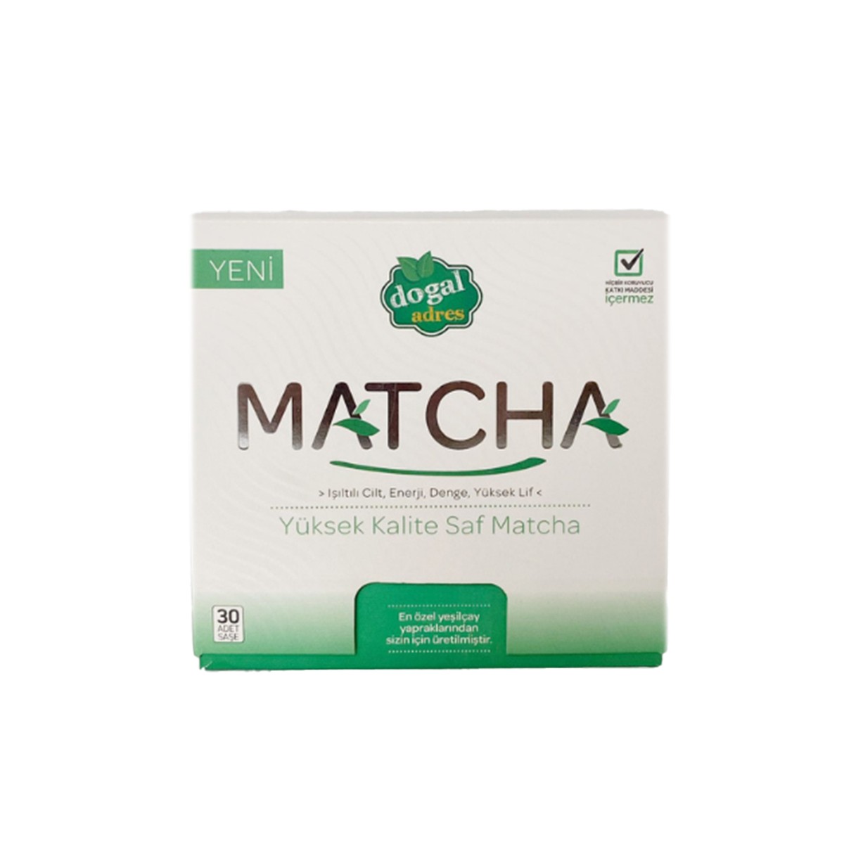 Doğal Adres Premium Matcha 30 Adet