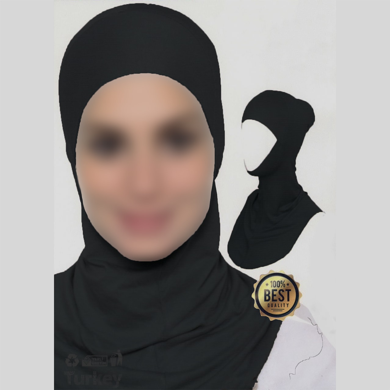 Boyunluk Düz Ninja Siyah