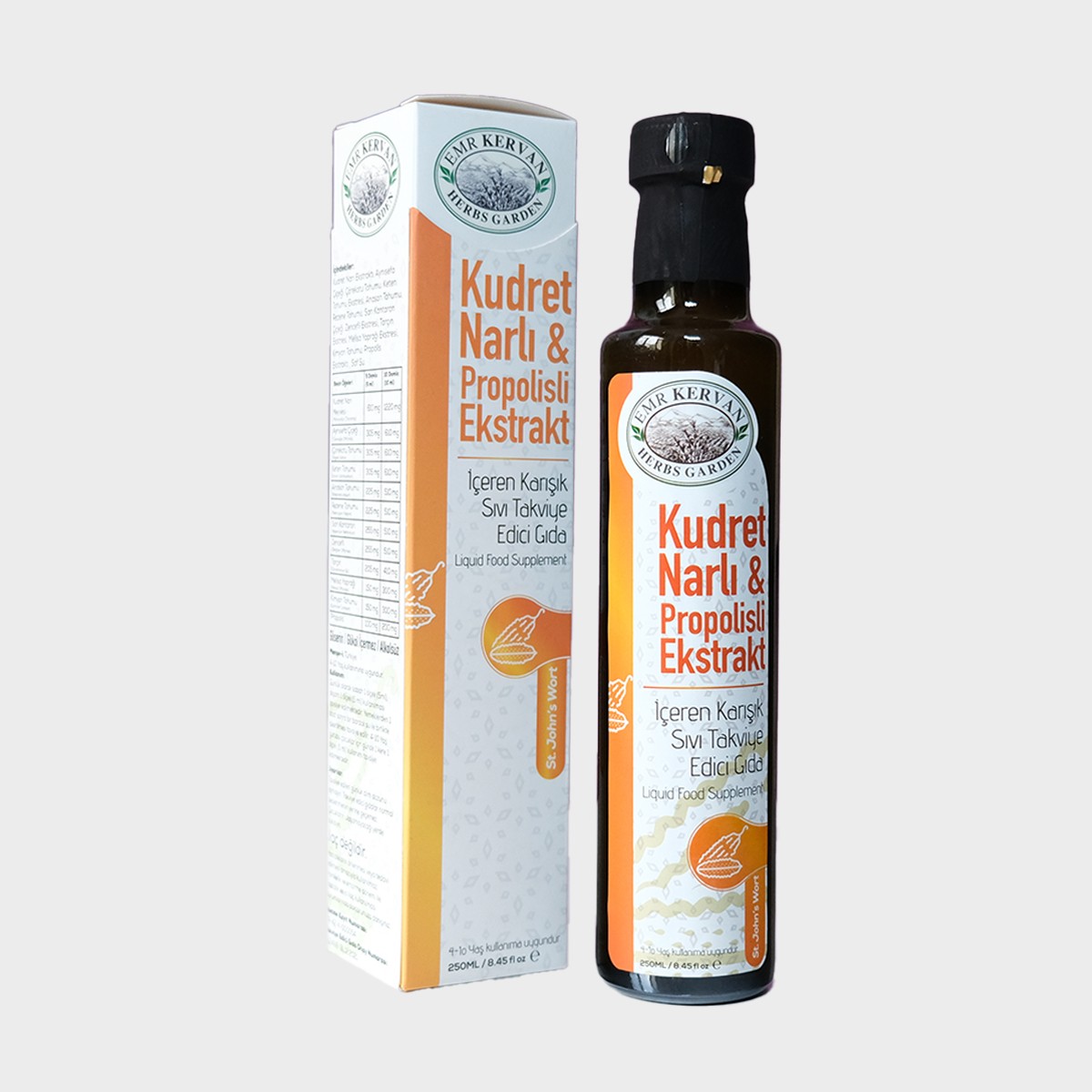 Kudret Narlı & Propolis Ekstraktı İçeren Sıvı Takviye Edici Gıda 250ml