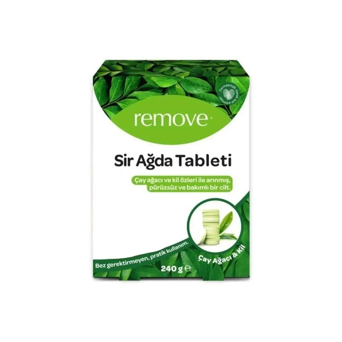 Remove Sir Ağda Tableti Çay Ağacı ve Kil 240gr