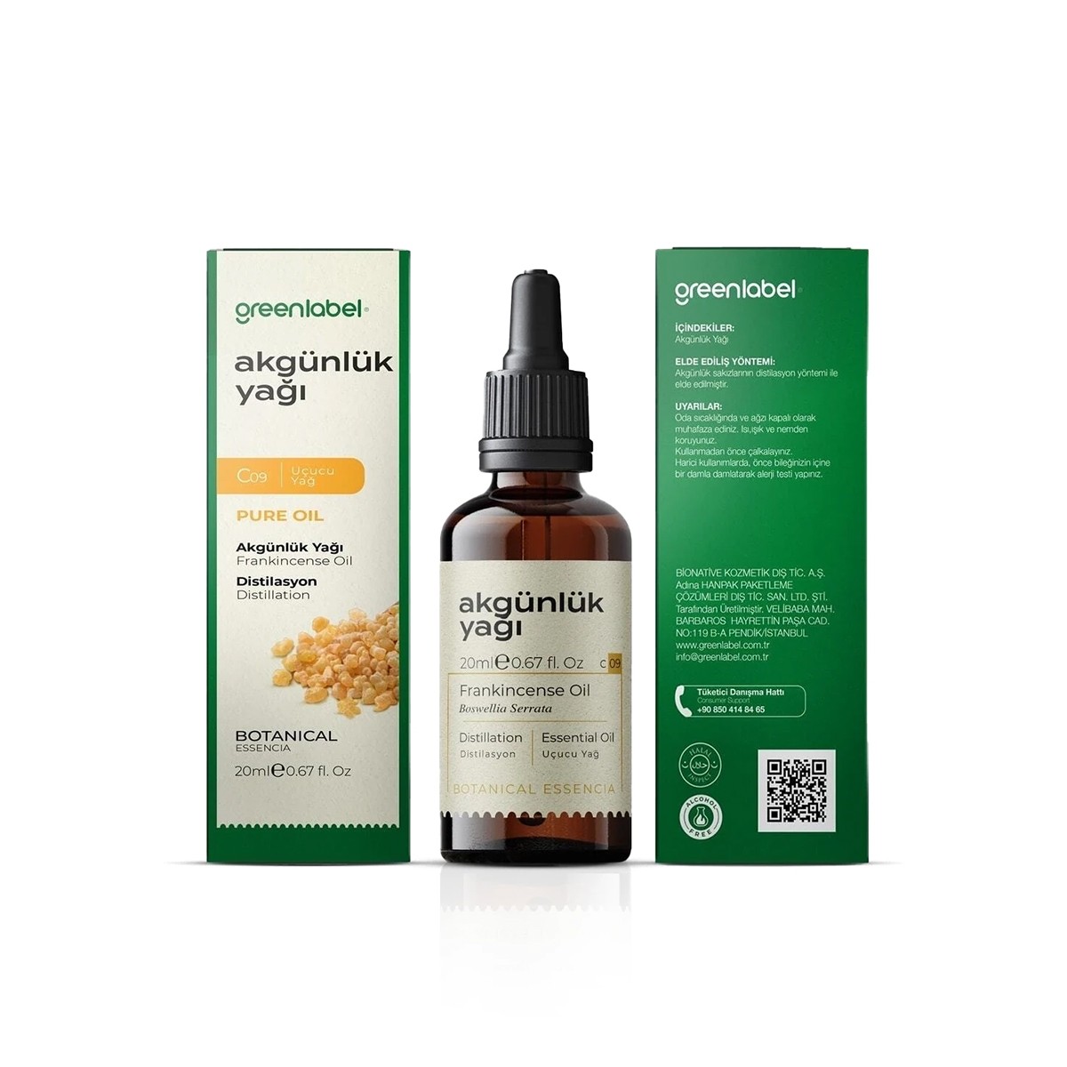 Akgünlük Yağı 20ml Greenlabel