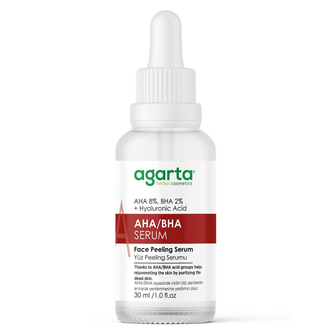 Agarta Canlandırıcı Yüz Peeling Bakım Serumu 30 Ml (Aha 8 % + Bha 2%+ Niacinamide)
