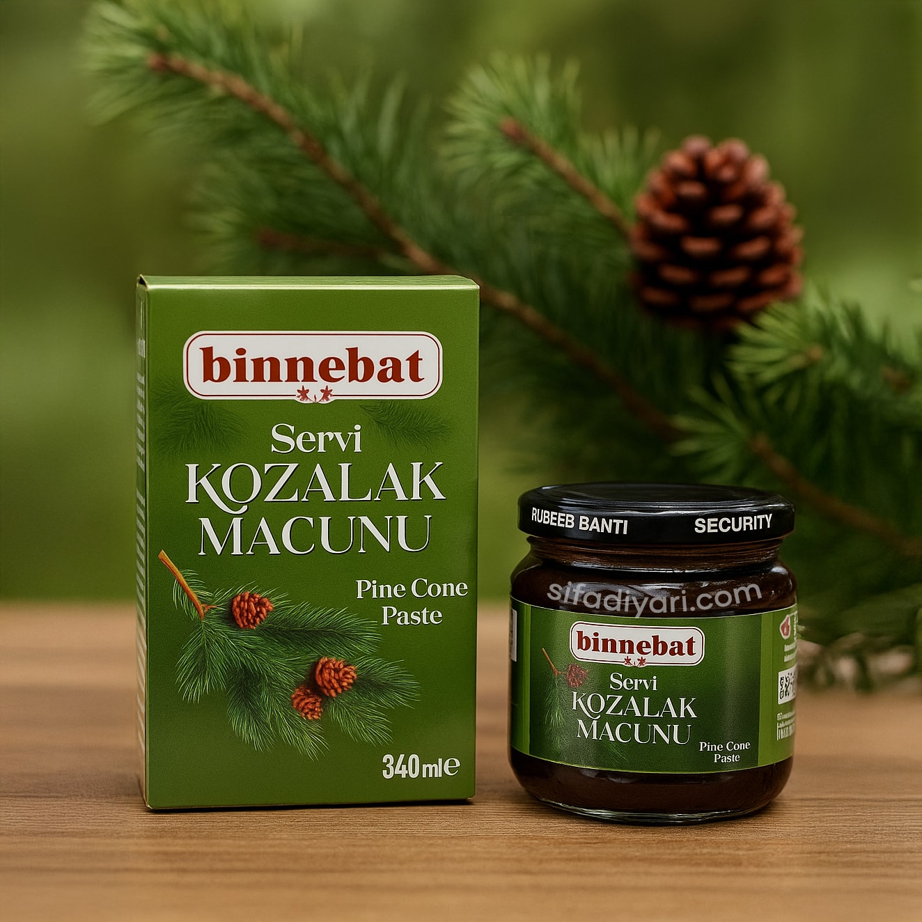 Servi Kozalak Macunu 340 ml Binnebat