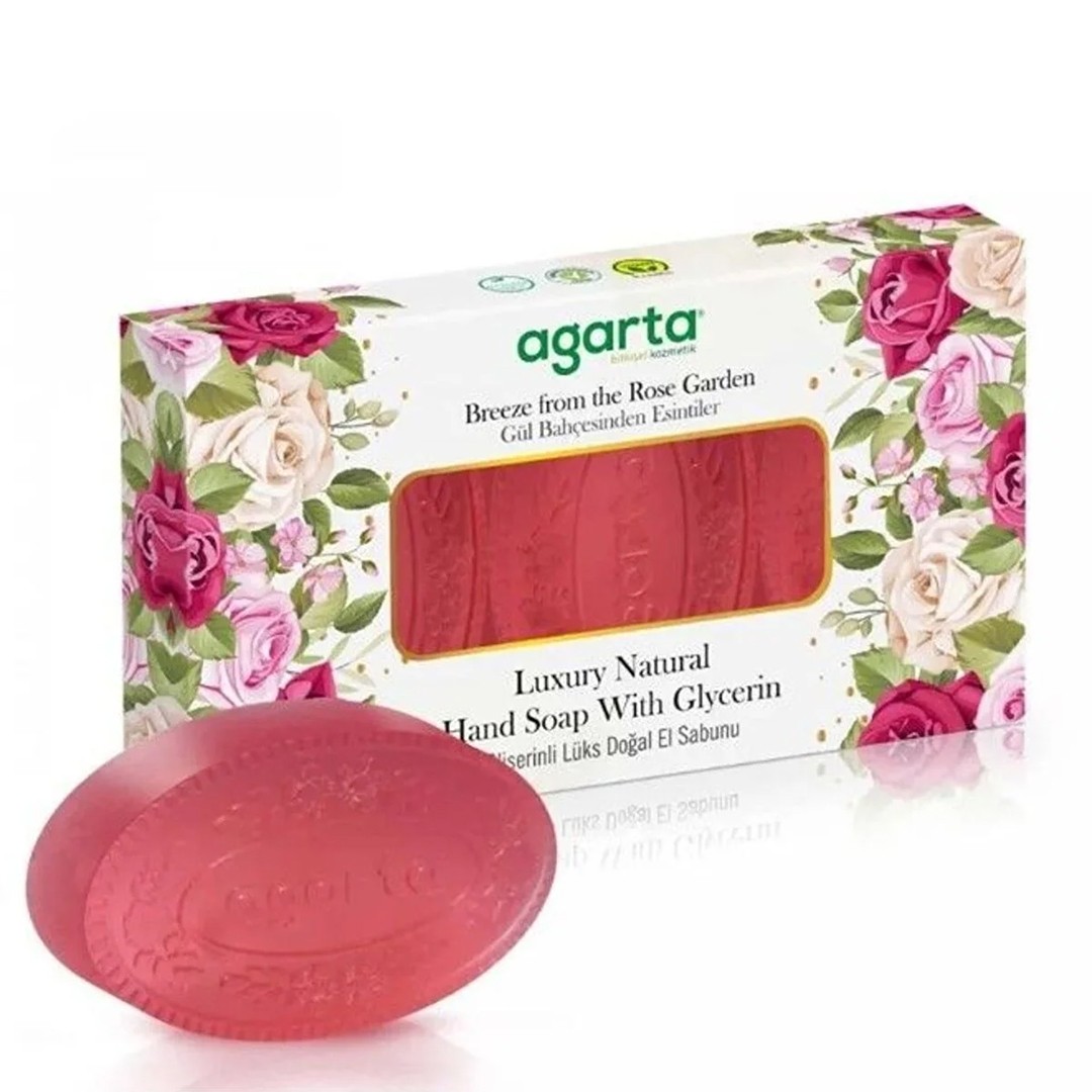 Agarta El Yapımı Doğal El Sabunu Gül Bahçesi 3*100 gr