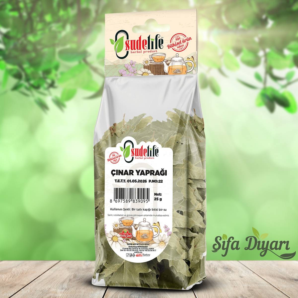 Çınar Yaprağı 25 gr