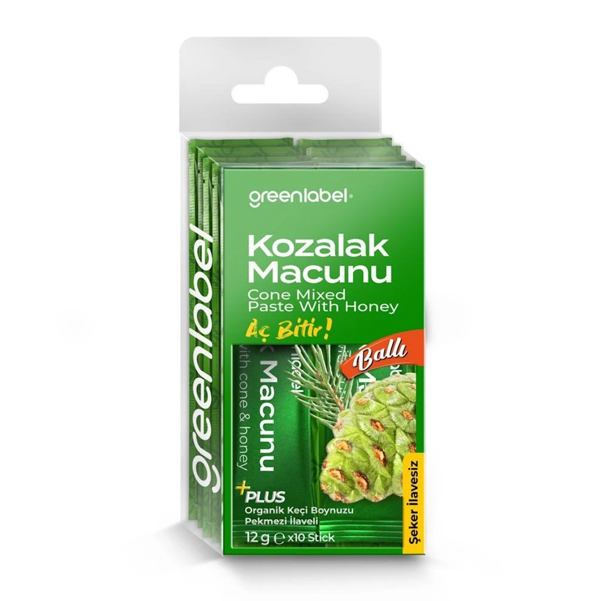 Çam Kozalak Macun (Ballı) Aç Bitir 12gr*10 Greenlabel