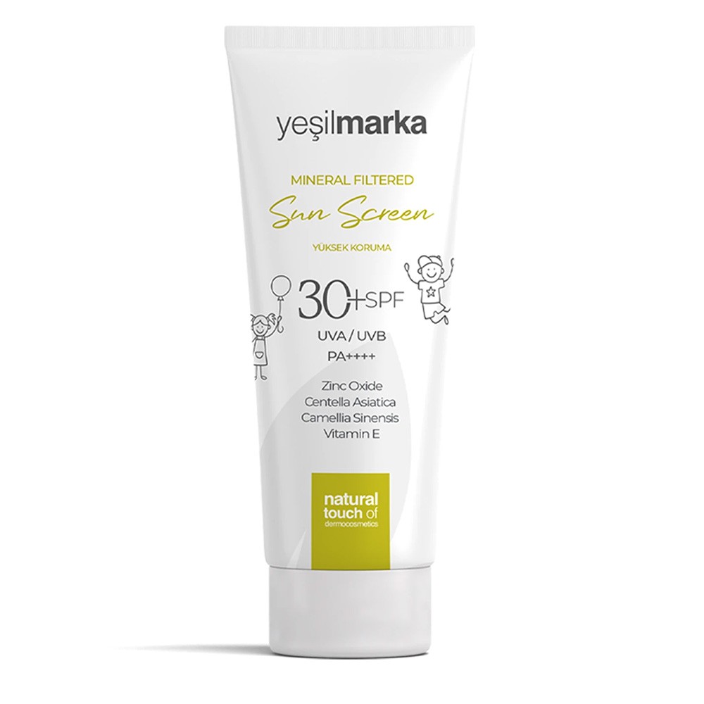 Mineral Filtreli Güneş Kremi +30 Faktör 50 ml Yeşil Marka