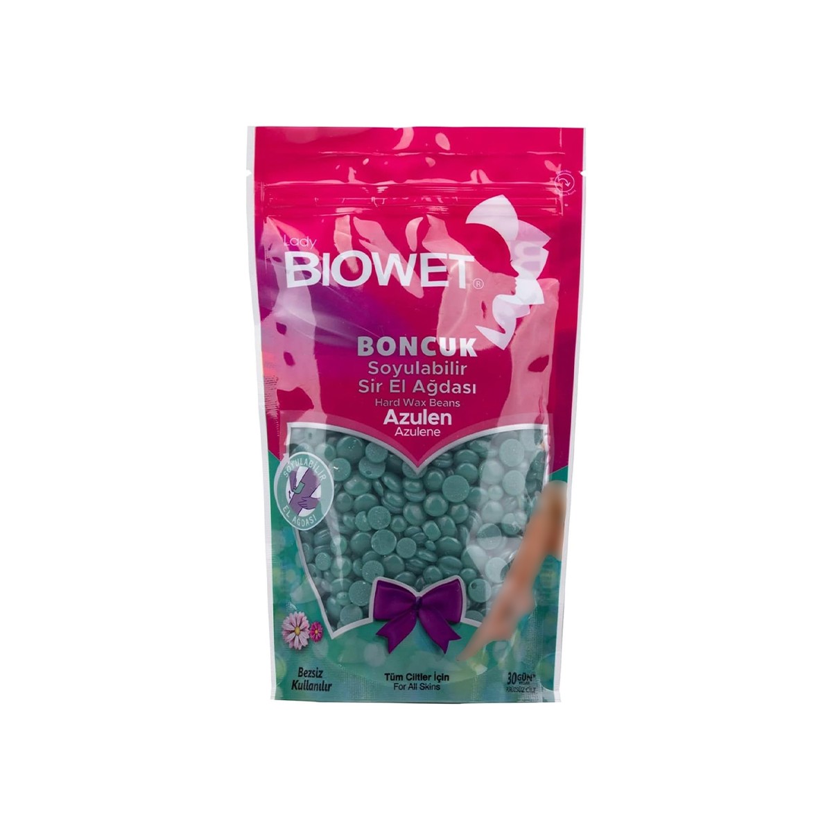 Biowet Boncuk Ağda Soyulabilir Sir El Ağdası 220gr Azulen
