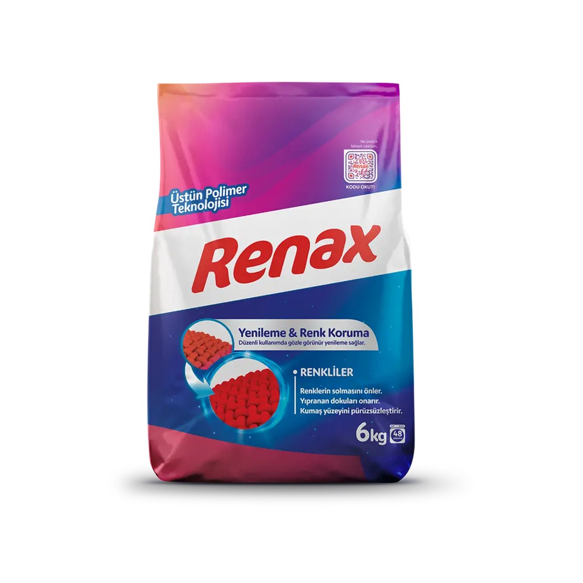 Renax Toz Deterjan Renkliler için 6 kg
