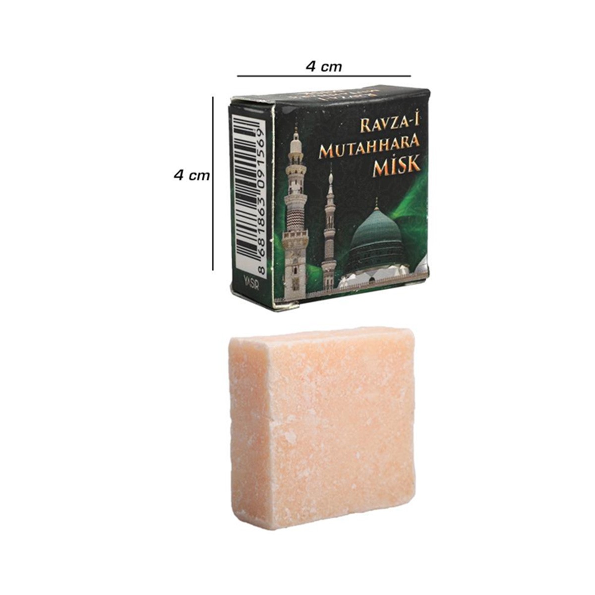 Ravza-i Mutahhara Kokulu Kutulu Katı Misk