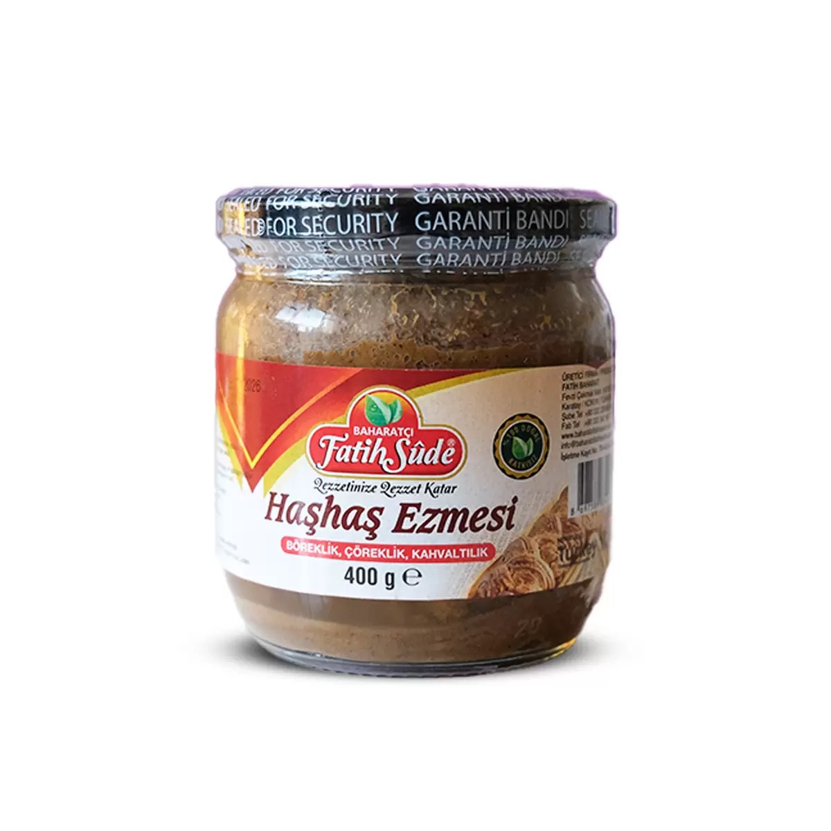 Haşhaş Ezmesi 400 gr