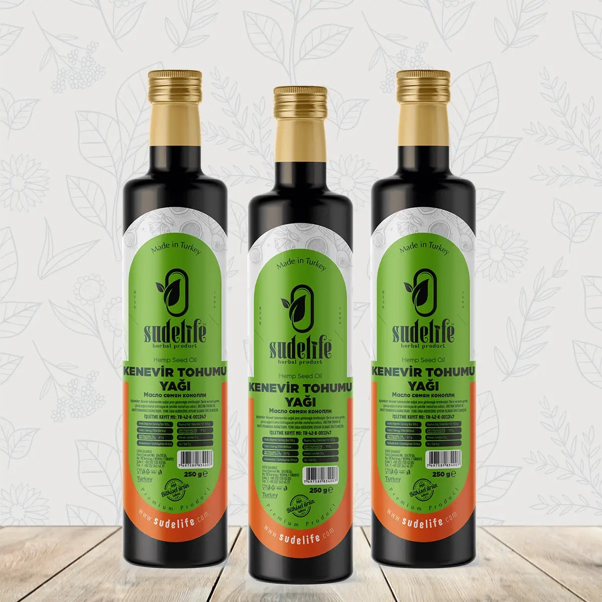 Kenevir Tohumu Yağı 250 ml