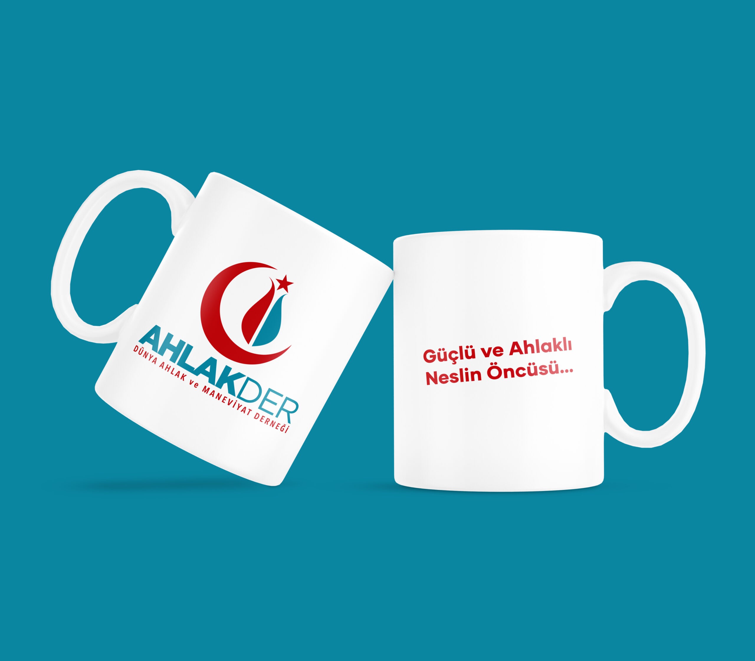 Logo Baskılı Kupa Bardak Dünya Ahlak ve Maneviyat Derneği