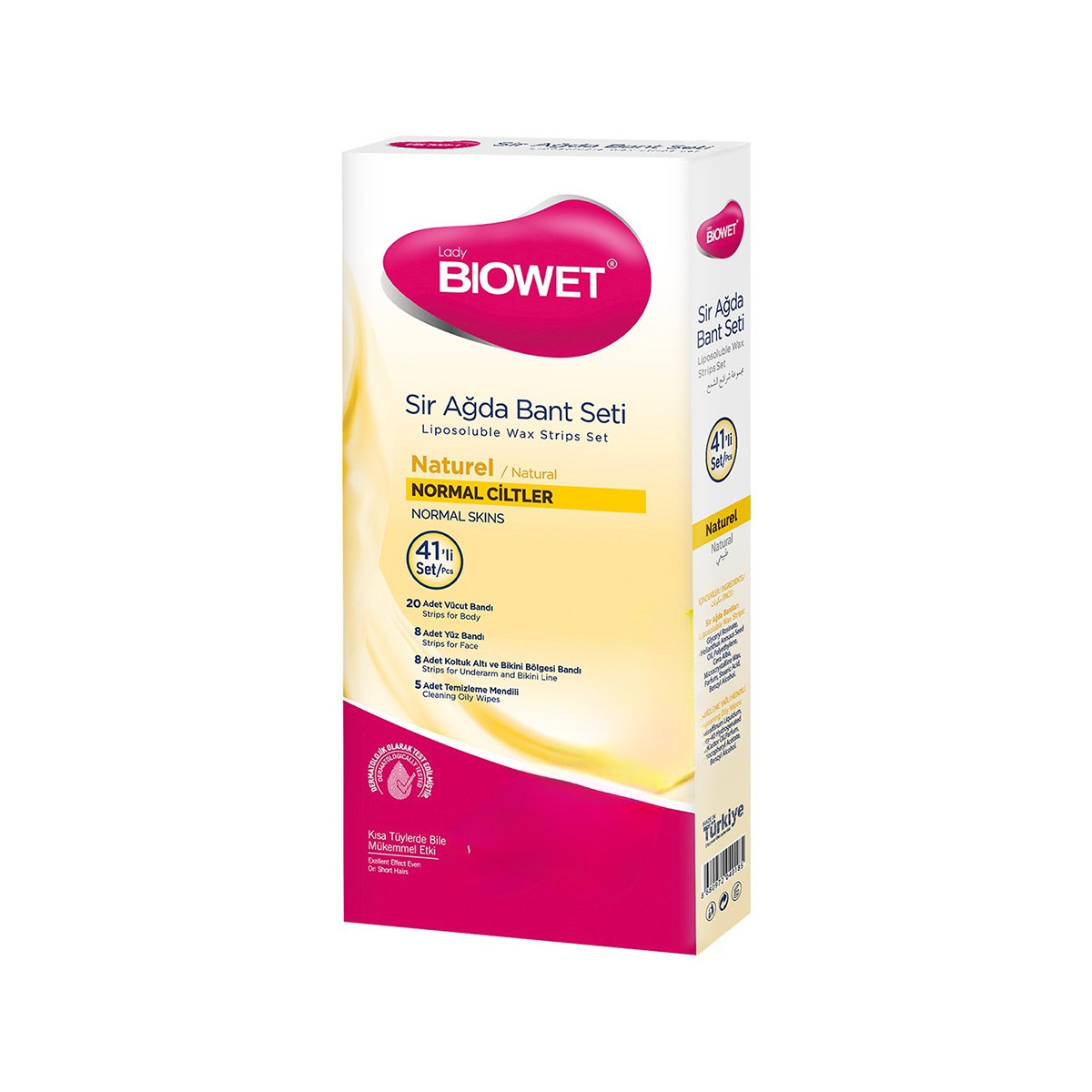 Biowet Sir Ağda Bant Seti Naturel 41'li Set