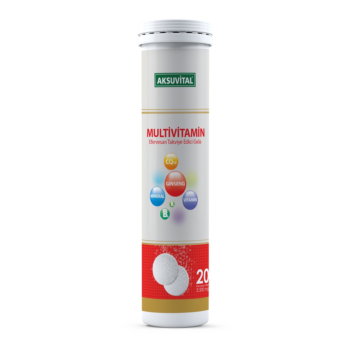 Multivitamin Efervesan Aksu Vital