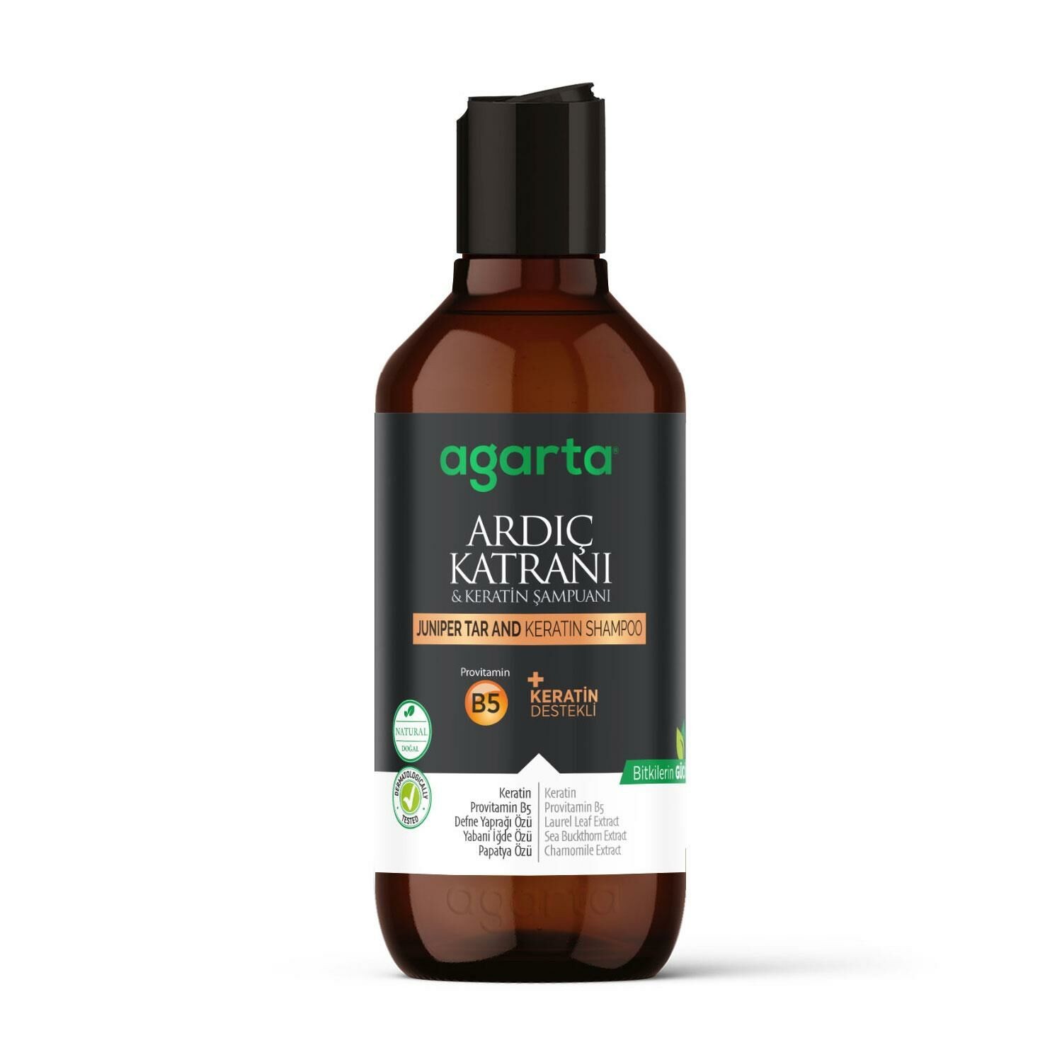 Agarta Doğal Ardıç Katranı ve Keratin Şampuanı 400 Ml