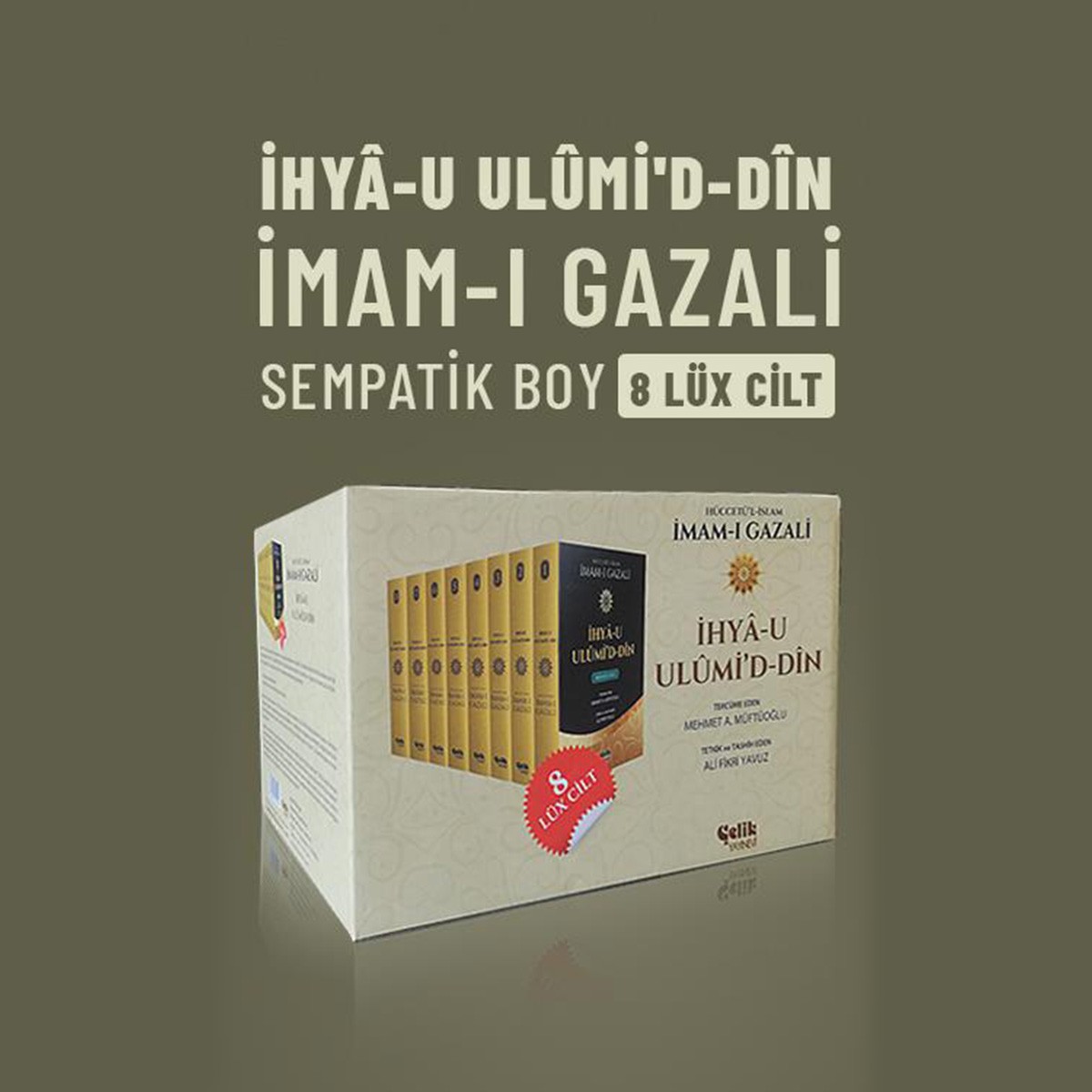 İhyâ-u Ulûmi'd-Dîn - Sempatik Boy - 8 Cilt