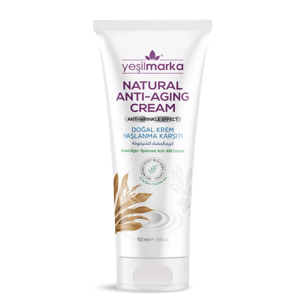 Doğal Yaşlanma Karşıtı Krem 50ml Yeşil Marka