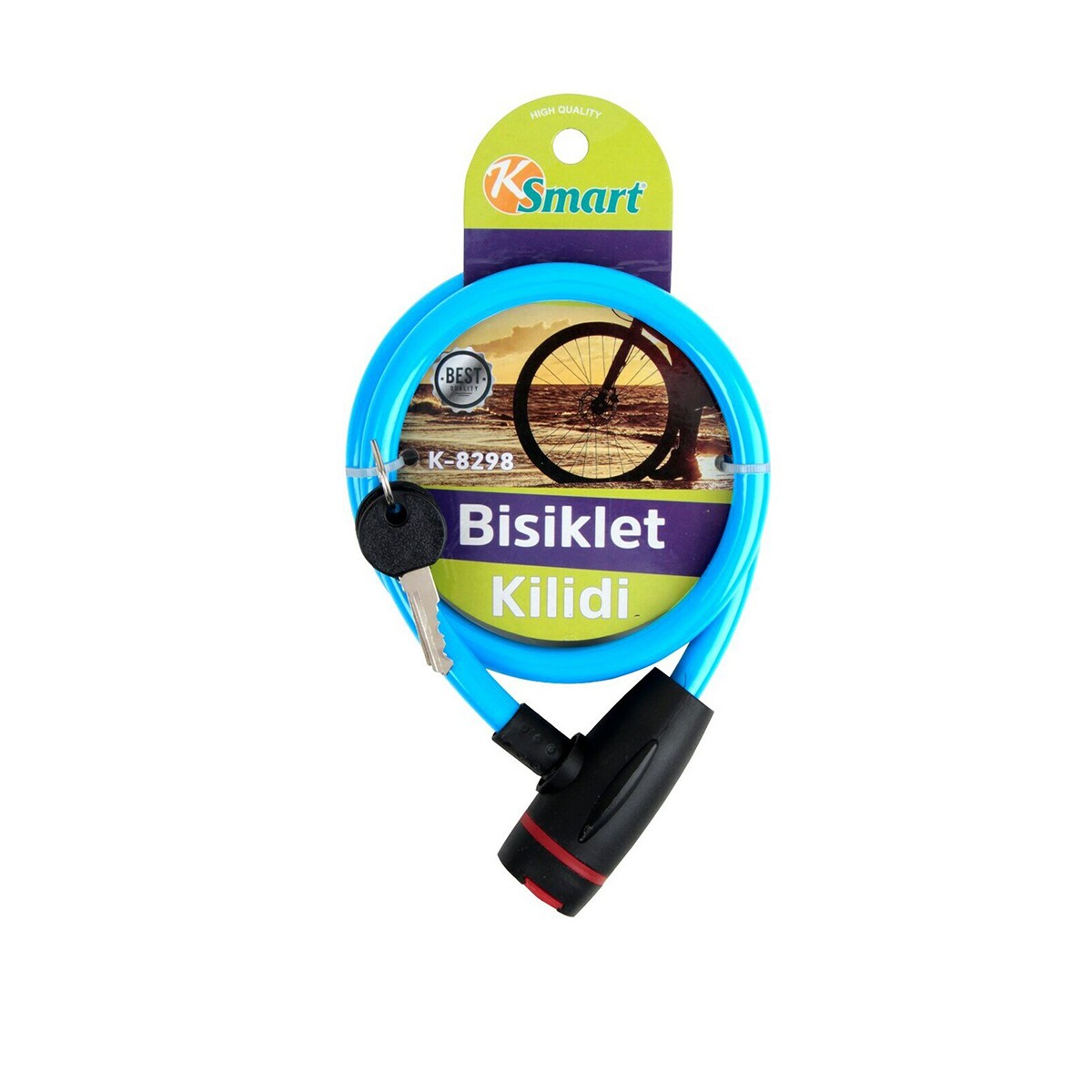 Bisiklet Kilidi Anahtarlı