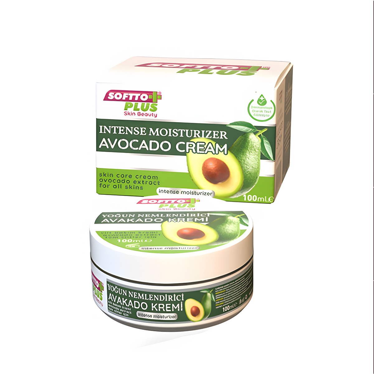 Avokado Nemlendirici Krem 100ml Softto Plus