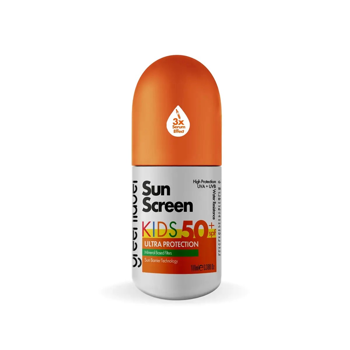 Çocuk Yüz ve Vücut Güneş Kremi 50 Faktör 100ml Greenlabel