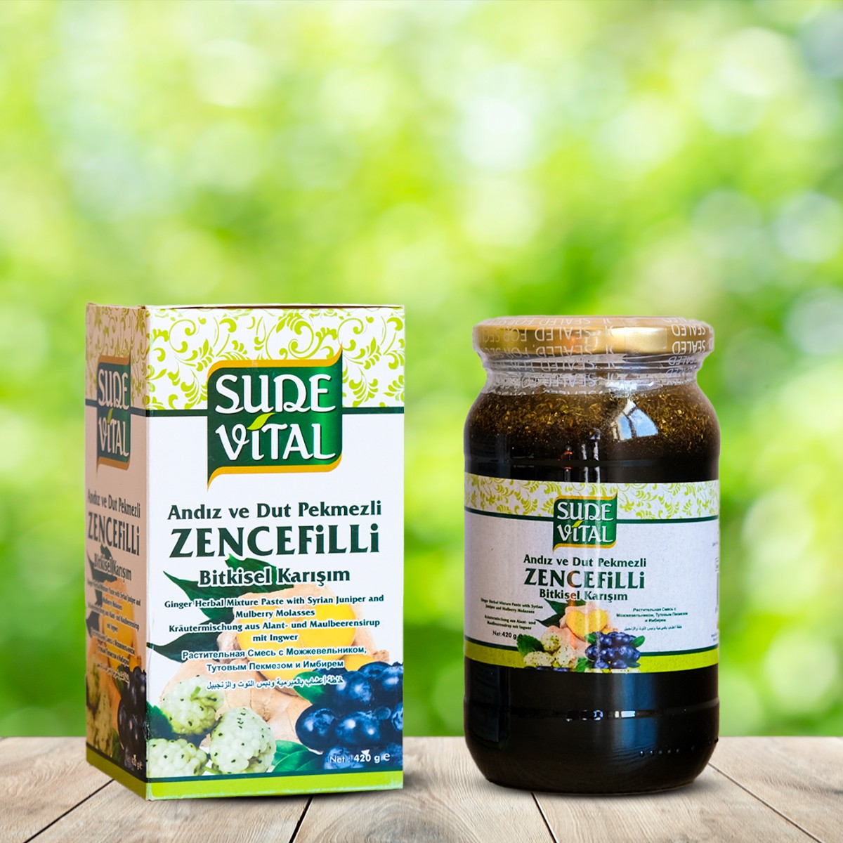 Andız ve Dut Pekmezli Zencefilli Bitkisel Karışım 420 gr