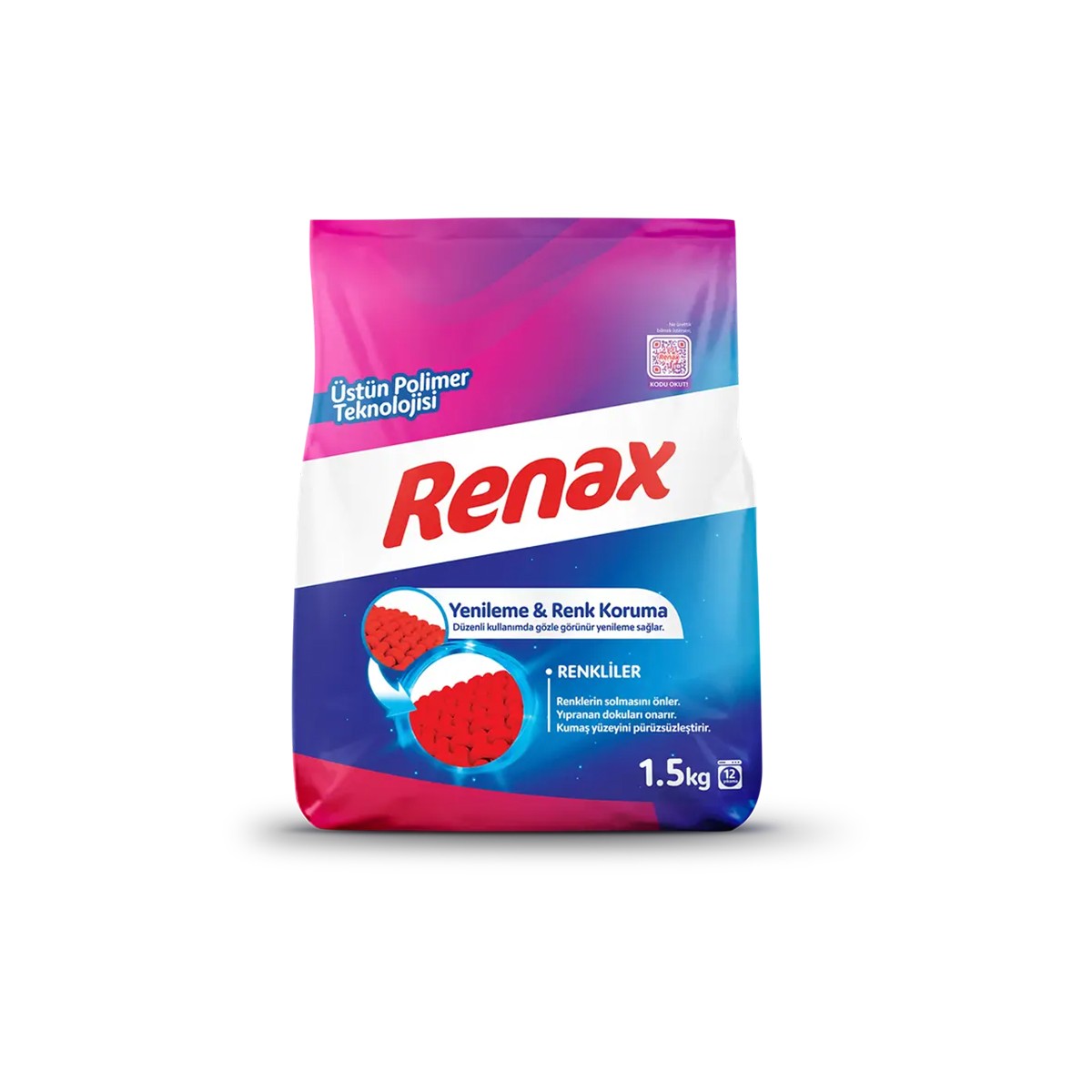 Renax Toz Deterjan Renkliler için 1.5 kg