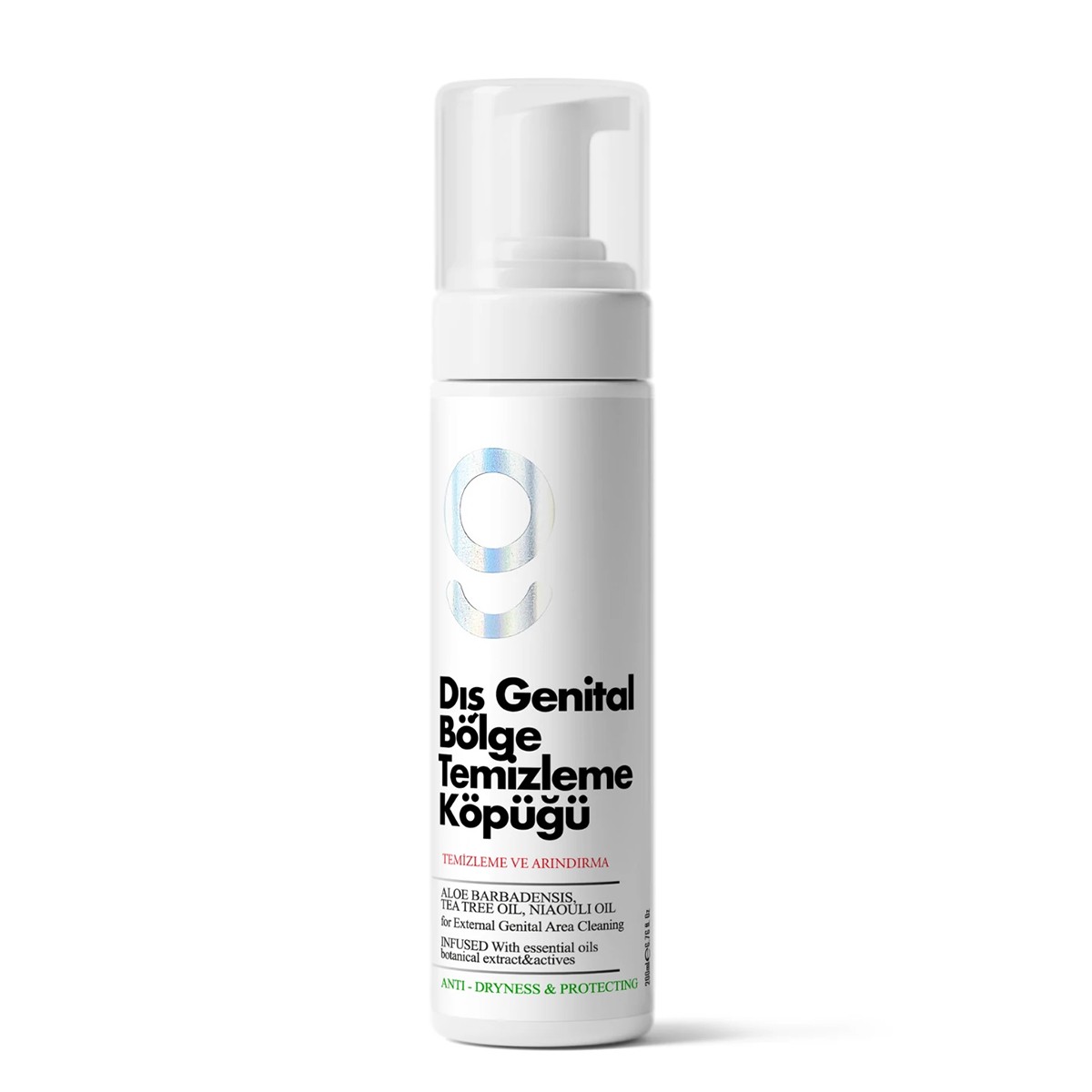 Genital Bölge Koku Mantar Akıntı Karşıtı İntim Temizleme Köpüğü 200ml Greenlabel