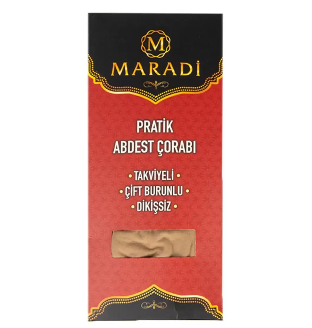 Pratik Abdest Çorabı Ten Rengi