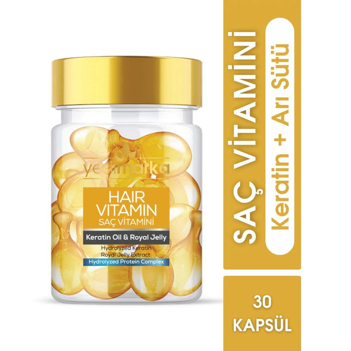 Saç Vitamini - Keratin Oil & Royal Jelly Yeşil Marka